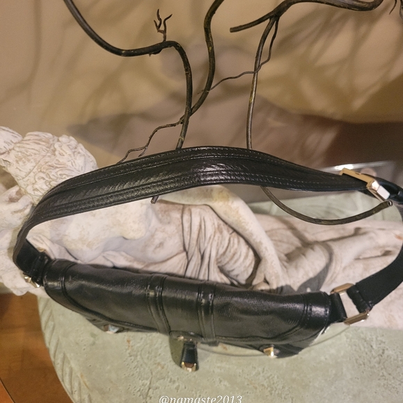 L.A.M.B. Gwen Stefani Lotus Leather Shoulder Bag Designer Handbag Celebrity #20 - Picture 12 of 17